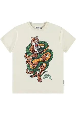 Molo Riley Tops T-shirts Short-sleeved Cream