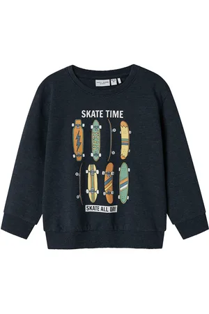NAME IT Nmmvalexander Ls Nreg Sweat Unb Tops Sweat-shirts & Hoodies Sweat-shirts Navy