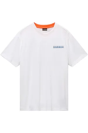 Napapijri S-Sovana Ss Tops T-shirts Short-sleeved White