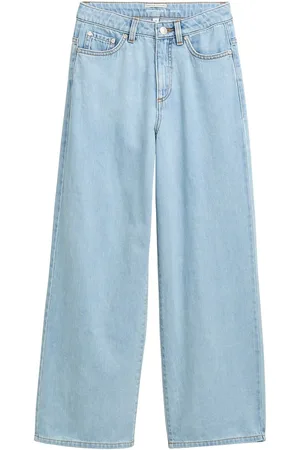 TOM TAILOR Wide Leg Denim Pants Uimashortsit Blue
