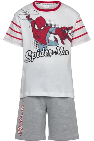 Marvel T Shirt + Short Sets Sets With Short-sleeved T-shirt Grey