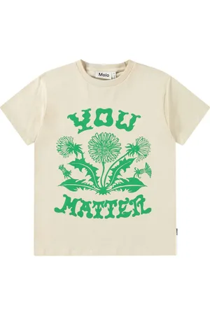 Molo Riley Tops T-shirts Short-sleeved Beige