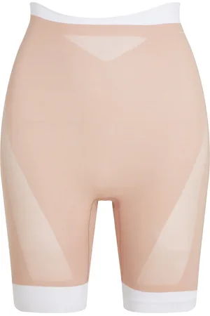 Calvin Klein Sculpt Firm Thigh Slimmer Short Lingerie Shapewear Bottoms Beige
