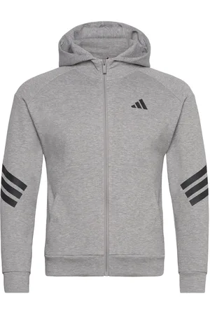adidas J Fi 3S Fz Hd Sport Sweat-shirts & Hoodies Hoodies Grey