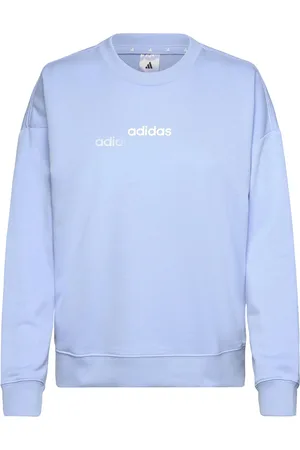 adidas W Lin Ft Swt Sport Sport Clothing Sport Sweat-shirts & Hoodies Sport Sweat-shirts Blue
