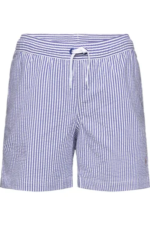 Ralph Lauren Traveler Stretch Seersucker Swim Trunk Uimashortsit Blue