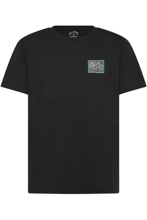 Billabong Crayon Wave Ss Sport Men Men Sports Clothes Sport Tops Sport T-shirts Black