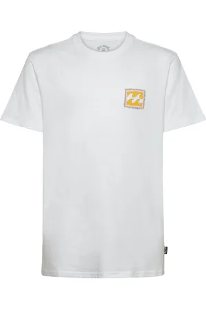 Billabong Crayon Wave Ss Sport Men Men Sports Clothes Sport Tops Sport T-shirts White