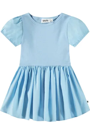 Molo Caitlin Dresses & Skirts Dresses Casual Dresses Short-sleeved Casual Dresses Blue