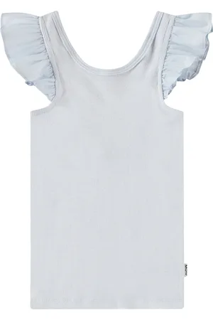 Molo Ranja Tops T-shirts Sleeveless Blue