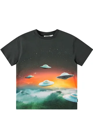 Molo Roxo Tops T-shirts Short-sleeved Black