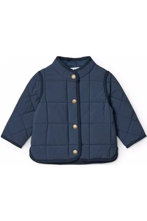 Molo Harrie Outerwear Jackets & Coats Quilted Jackets Blue