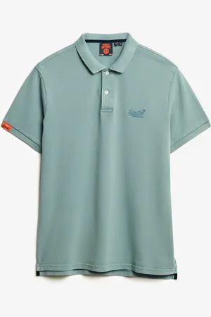 Superdry Vint Destroy Polo Tops Polos Short-sleeved Green
