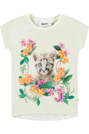 Molo Ragnhilde Tops T-shirts Short-sleeved Cream