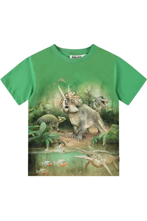 Molo Riley Tops T-shirts Short-sleeved Green
