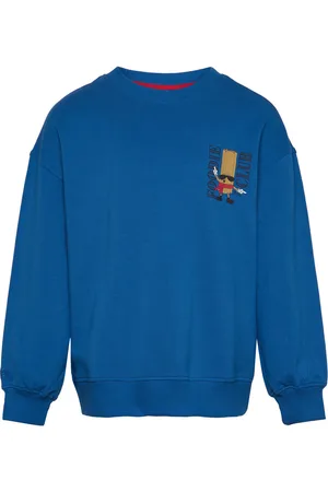 The New Tnnoor Os Sweatshirt Tops Sweat-shirts & Hoodies Sweat-shirts Blue