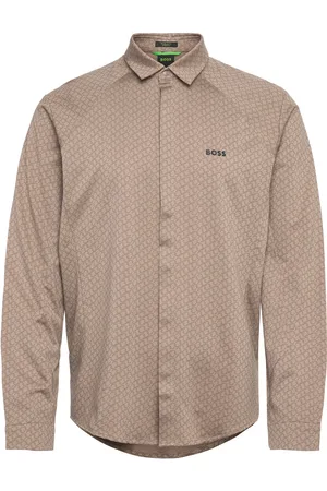 HUGO BOSS B_Excurse_L Sport Men Sport Clothing Sport Tops Sport Shirts Brown