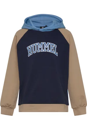 Hummel Hmlessen Hoodie Tops Sweat-shirts & Hoodies Hoodies Navy