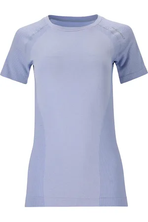 Endurance Halen W Seamless S/S Tee Tops T-shirts & Tops Short-sleeved Blue
