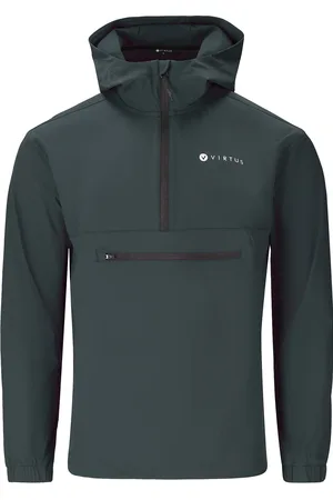 Virtus Jayson M Performance Anorak Sport Men Sport Clothing Sport Outerwear Sport Jackets Sport Anoraks Green