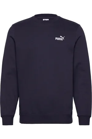 PUMA Ess Small No. 1 Logo Crew Fl Sport Men Sport Clothing Sport Sweat-shirts & Hoodies Sport Sweat-shirts Navy