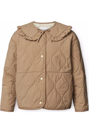 Molo Hailey Outerwear Jackets & Coats Quilted Jackets Beige