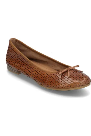 Tamaris Woms Ballerina Ballerinat Brown