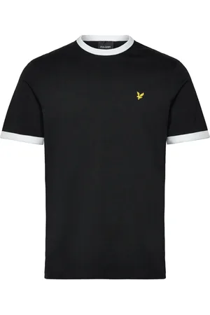 Lyle & Scott Ringer T-Shirt Tops T-shirts Short-sleeved Black