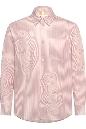 Brixtol Lawrence Designers Shirts Striped Shirts Pink