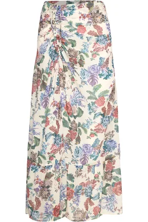 By Malina Amandine Side Slits Beach Skirt Designers Knee-length & Midi Skirts Multi/patterned
