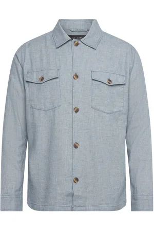 INDICODE Inredon Tops Shirts Casual Shirts Blue
