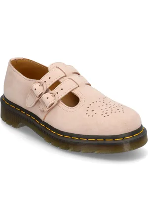 Dr. Martens 8065 Mary Jane Powder Pink Milled Nubuck Wp Shoes Mary Jane Shoe Pink