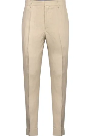Ralph Lauren Linen Suit Trouser Designers Trousers Linen Trousers Beige