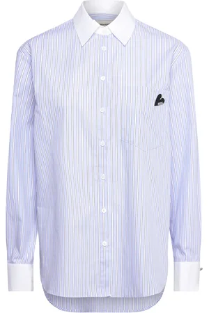Zadig & Voltaire Morning Pop Designers Shirts Long-sleeved Blue