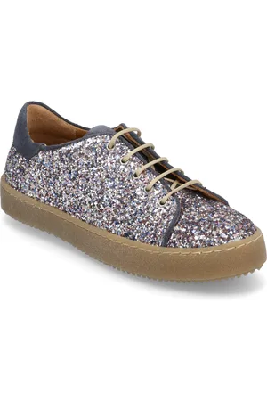 ANGULUS Shoes - Flat - With Lace Matalavartiset Sneakerit Tennarit Silver