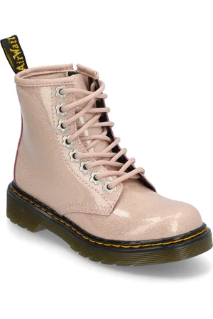 Dr. Martens 1460 J Powder Pink Nebula Glitter Bootsit Nauhalliset Saapikkaat Pink