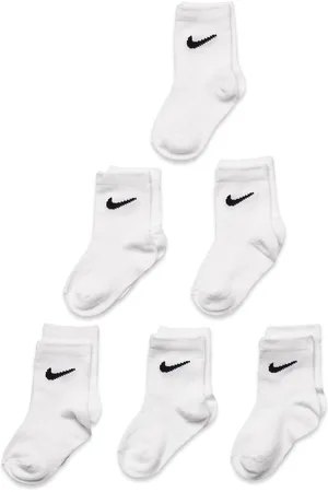 Nike 6W-6Pk Crew Sock Sukat White