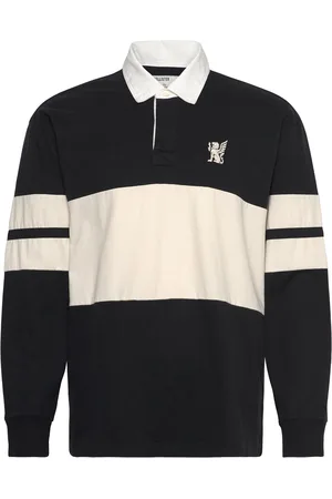 Hollister Hco. Guys Knits Tops Polos Long-sleeved Black