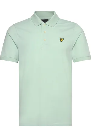 Lyle & Scott Plain Polo Shirt Tops Polos Short-sleeved Green