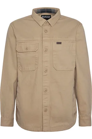 Barbour Lingfield Ovsh Tops Overshirts Beige