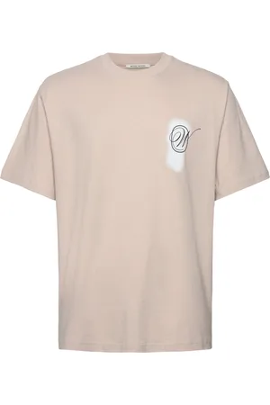 WoodWood Wwhaider Gesart Designers T-shirts Short-sleeved Beige
