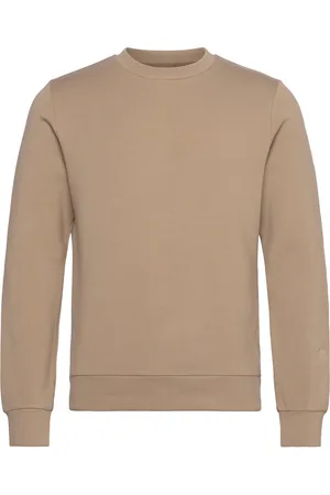 MOS MOSH Gallery Abel Crew Neck Sweat Tops Sweat-shirts & Hoodies Sweat-shirts Beige