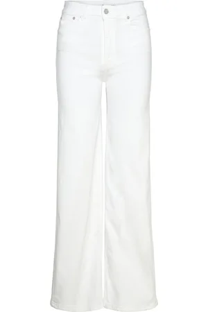 Lois Palazzo Megalia Blanco Bottoms Jeans Straight-regular White