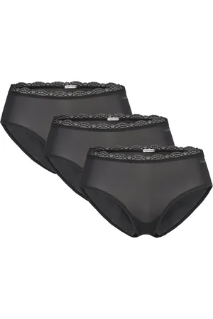 Calvin Klein Hipster 3Pk Hipsterit Alushousut Alusvaatteet Black