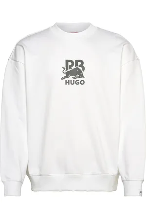 HUGO BOSS Dahrain_Rb Designers Sweat-shirts & Hoodies Sweat-shirts White