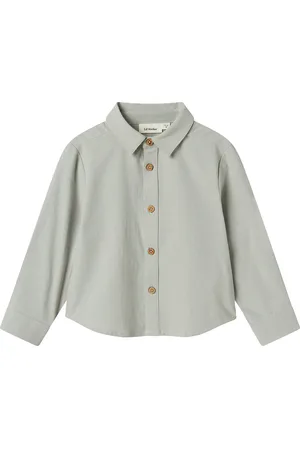 Lil Atelier Nmmhadam Ls Loose Shirt Lil Tops Shirts Long-sleeved Shirts Green