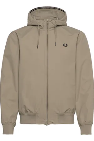 Fred Perry The Hooded Brentham Jkt Ohut Takki Beige
