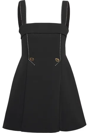 STINE GOYA 2360 Structured Crepe, Mini Dress W Designers Short Dress Black
