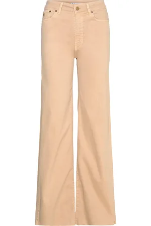 Lois Palazzo Edge Megalia Shot Bottoms Jeans Wide Orange