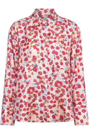 By Malina Felicity Silk Shirt Designers Shirts Long-sleeved Pink